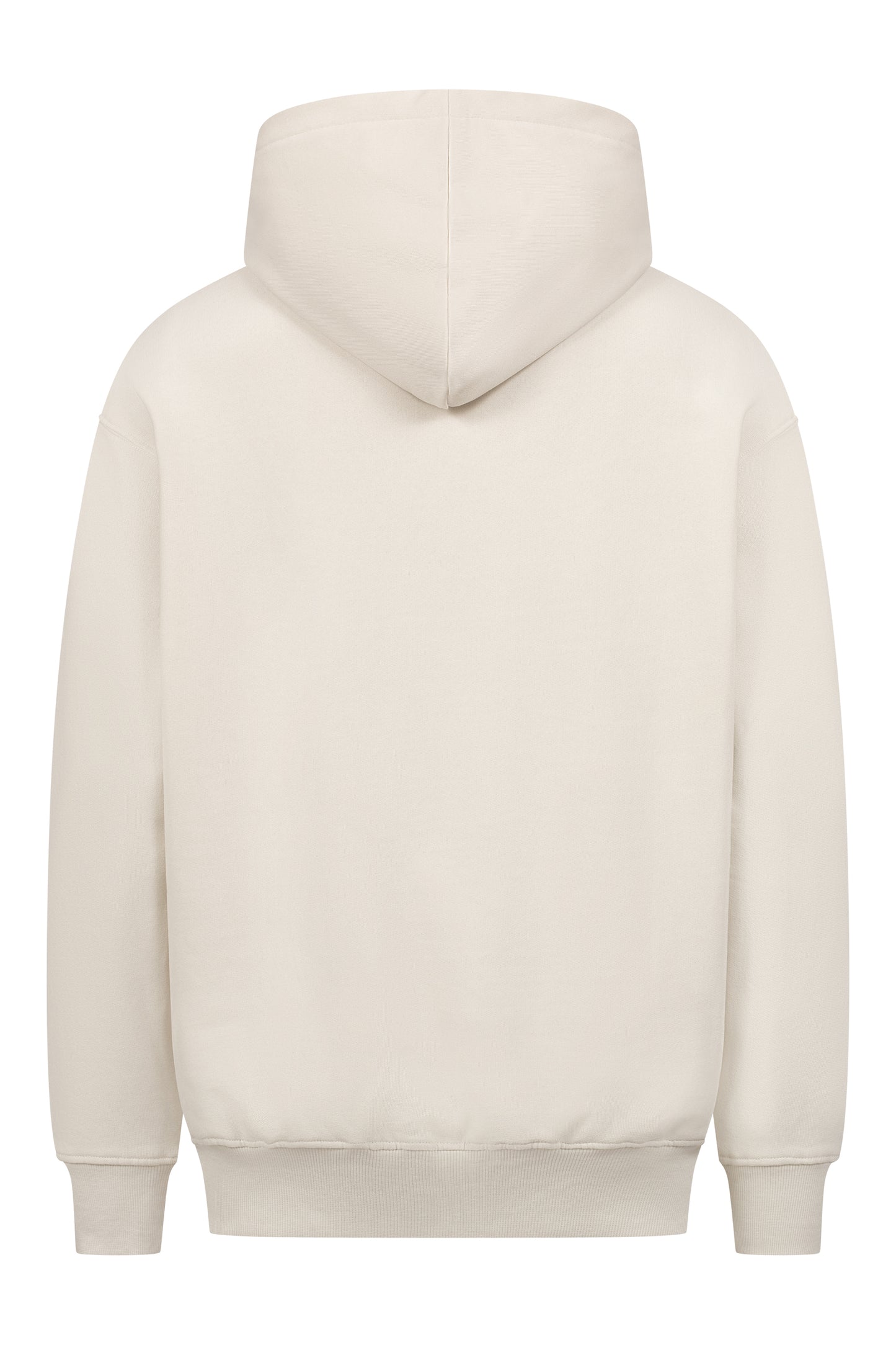 Regular Fit Hoodie aus Bio Baumwolle - Antique White