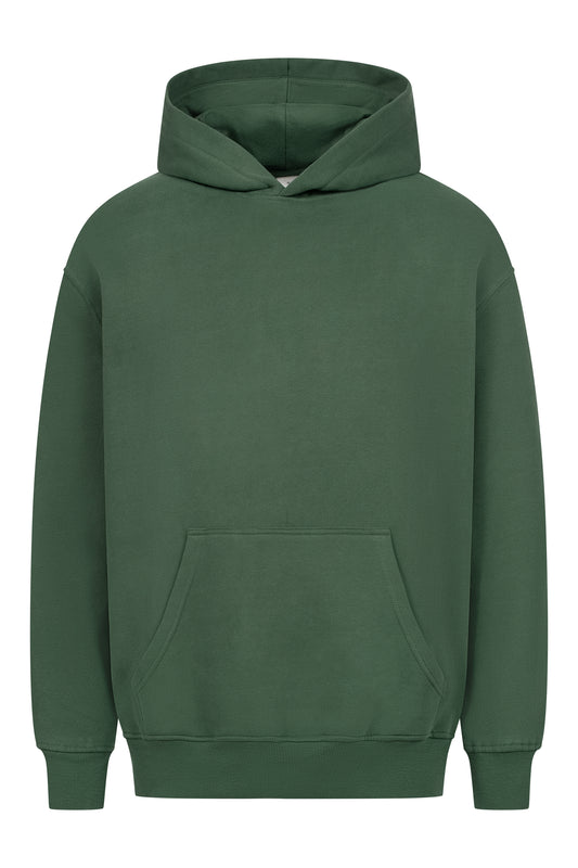 Regular Fit Hoodie aus Bio Baumwolle - Pineneedle Green