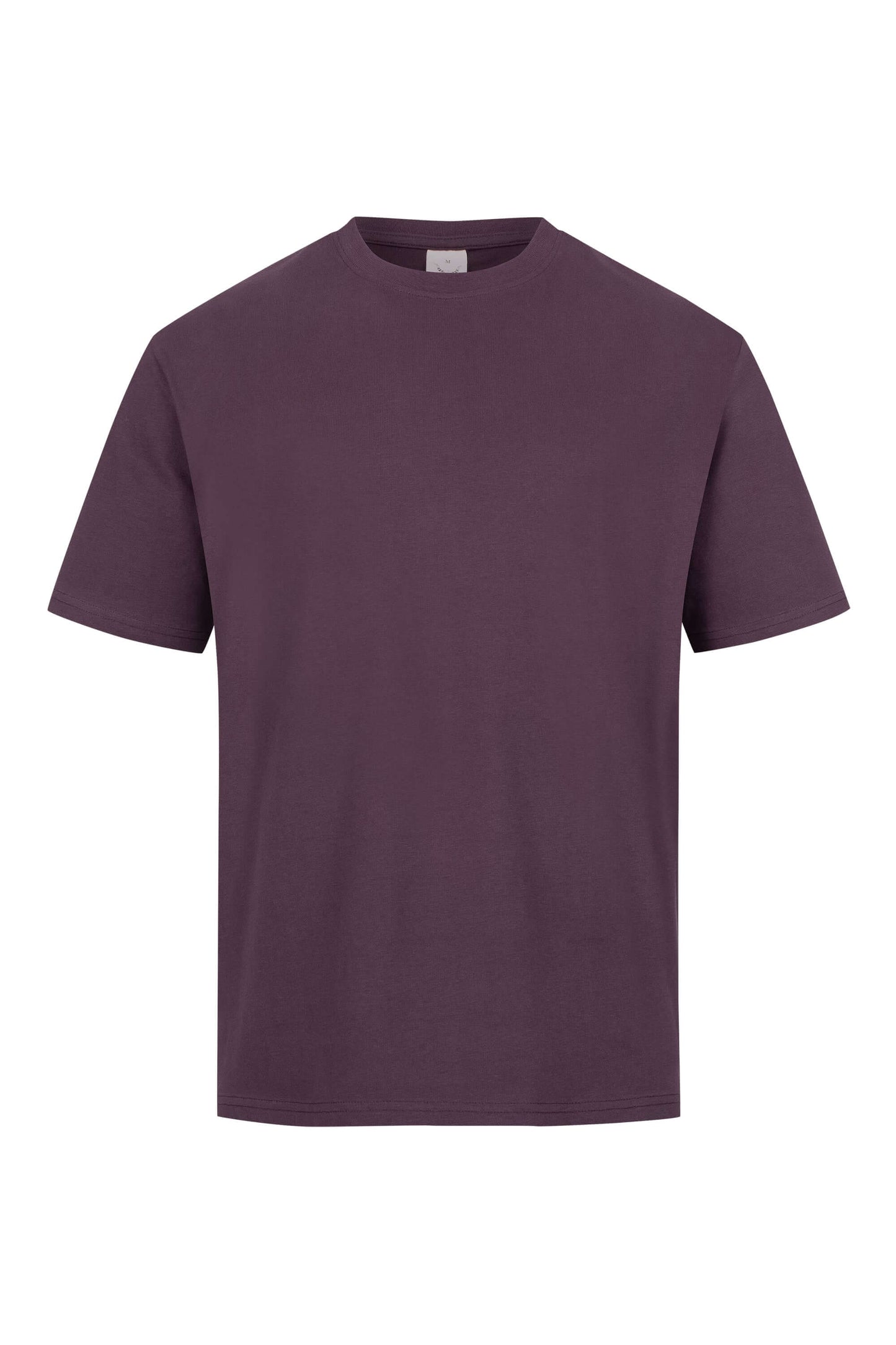 Rapanui Oversize Basic Shirt aus GOTS Bio Baumwolle, Unisex, Plum Perfect