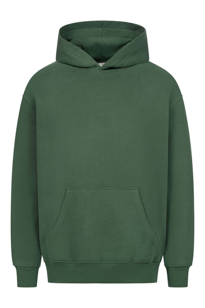 Rapanui Regular Fit Basic Hoodie aus GOTS Bio Baumwolle, Unisex, Pineneedle Green